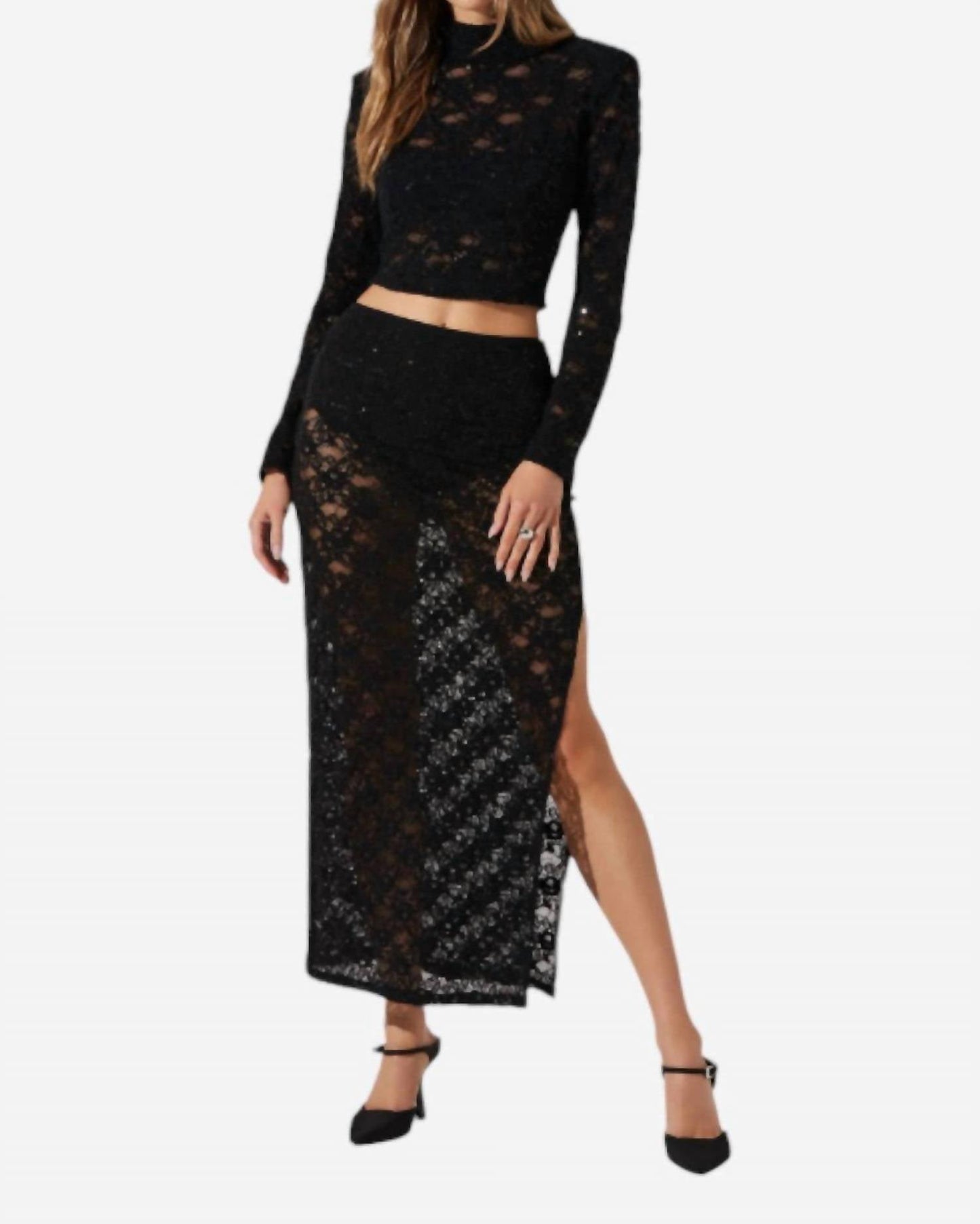 Astr - Roux Midi Skirt