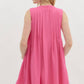 Entro - Bow Detailed Pleated Mini Dress