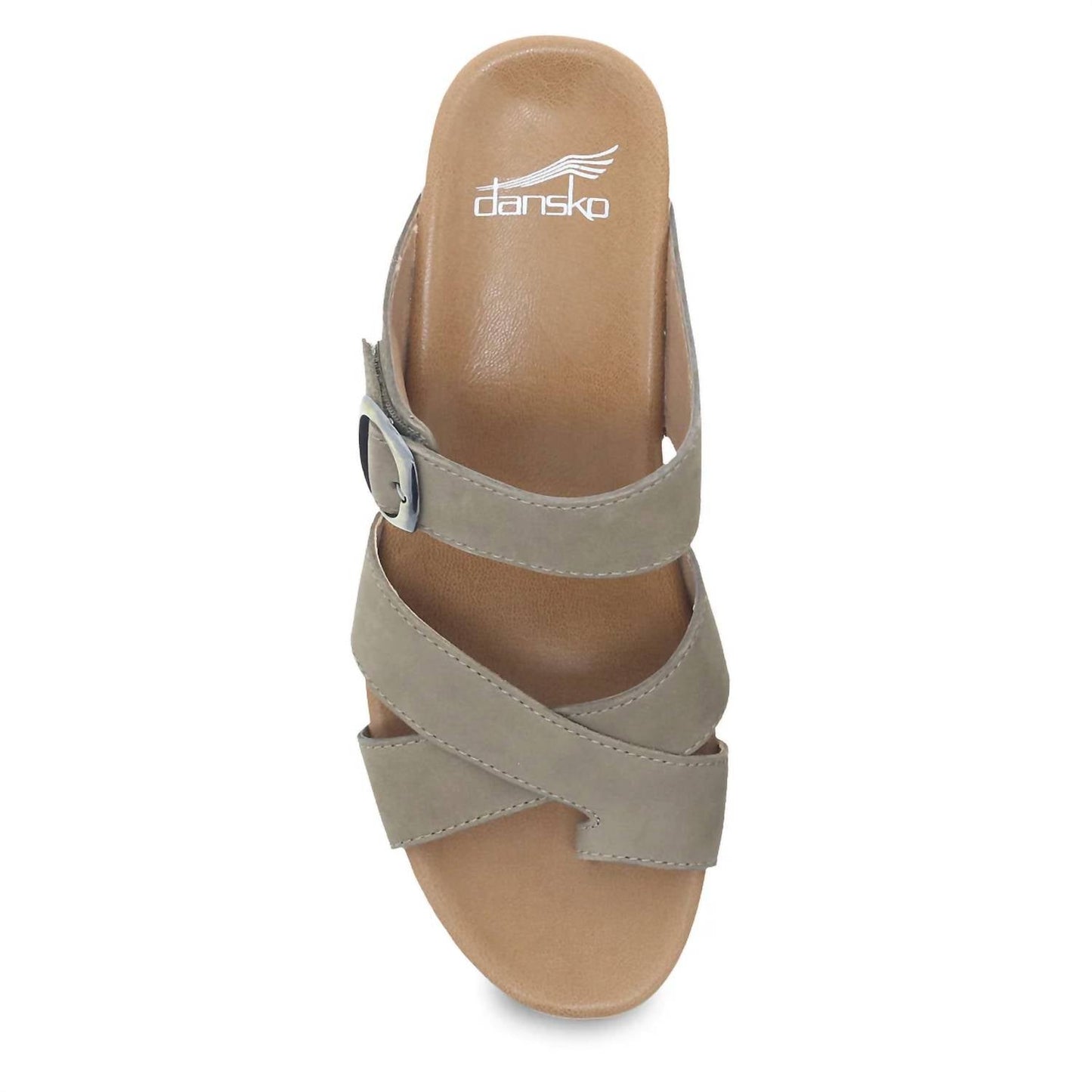Dansko - Women's Aubree Strappy Toe Loop Slide Wedge Sandal