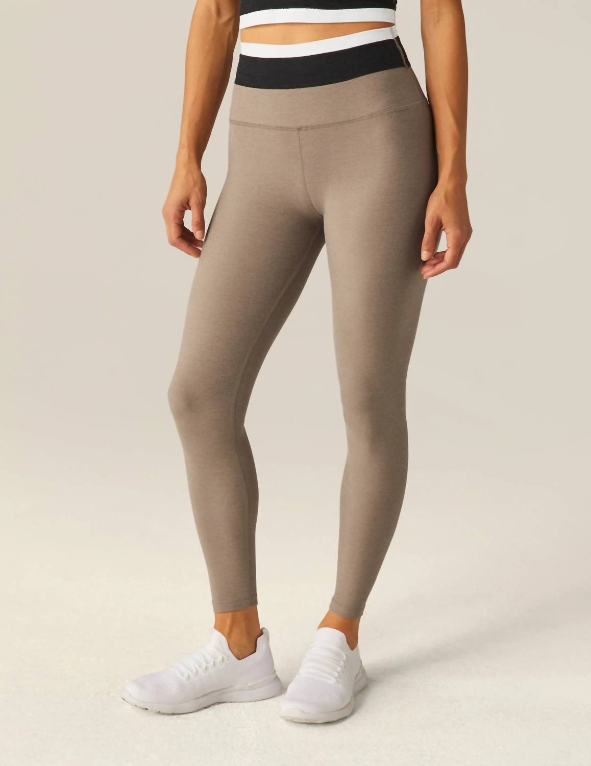 Beyond Yoga - Spacedye Horizon Colorblock Midi Leggings
