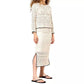 Apricot - Crochet Longsleeve Top