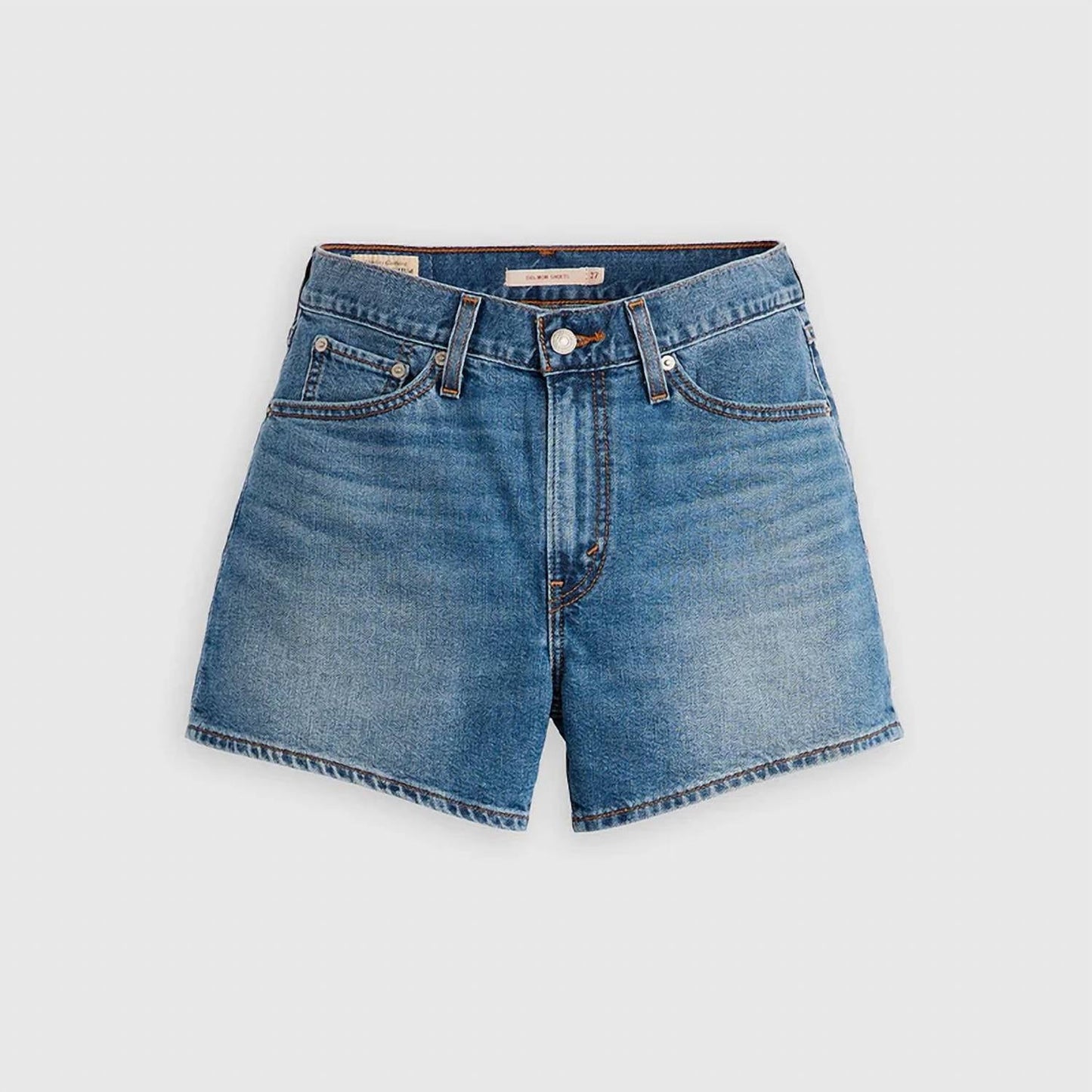 Levi'S - मॉम हाई वेस्टेड शॉर्ट्स