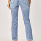 Risen - High Waist Straight Jeans