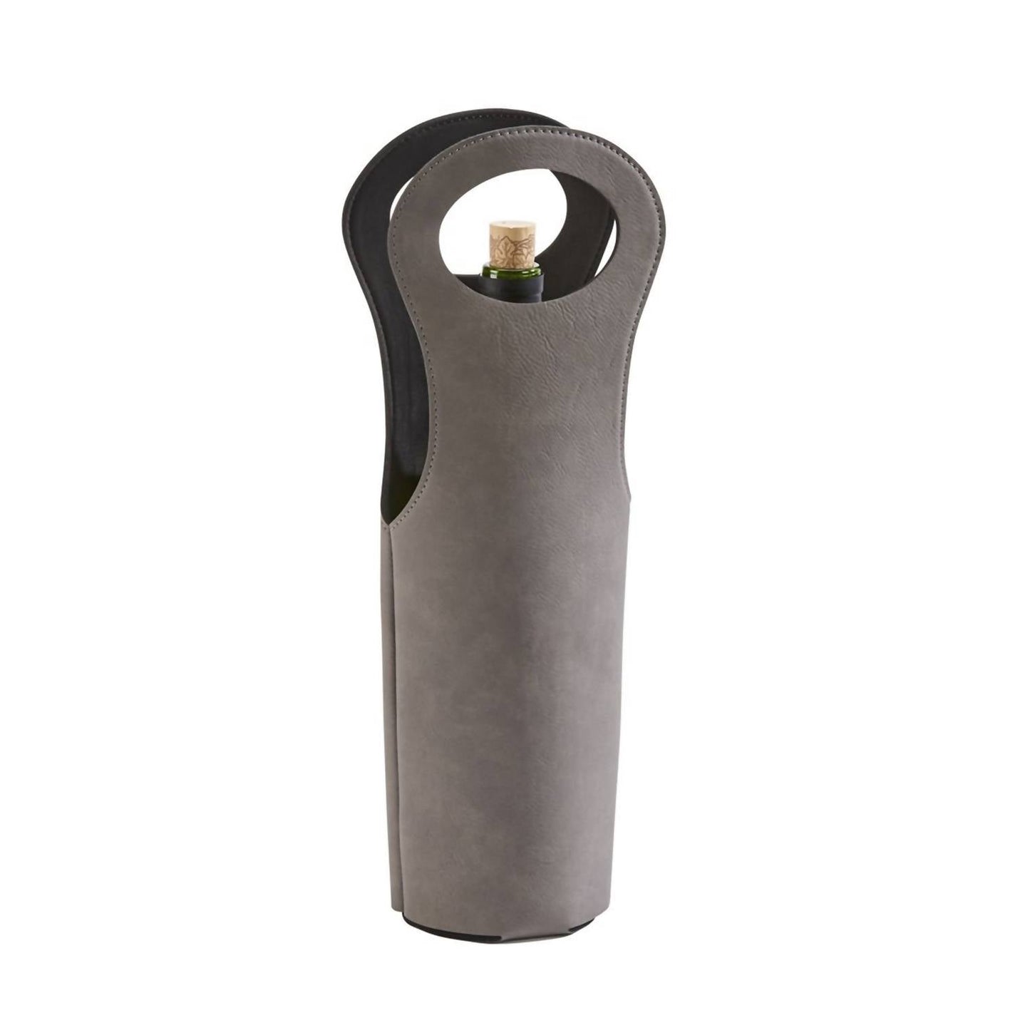 Creative Gifts International - Leatherette Wine Holder - 14.5"