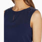 Adrianna Papell - Boat Neck Crepe Gown