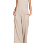 Trendsi - Zenana Knit Waffle Wide Leg Overalls