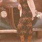 Promesa - Floral Print Lace Dress
