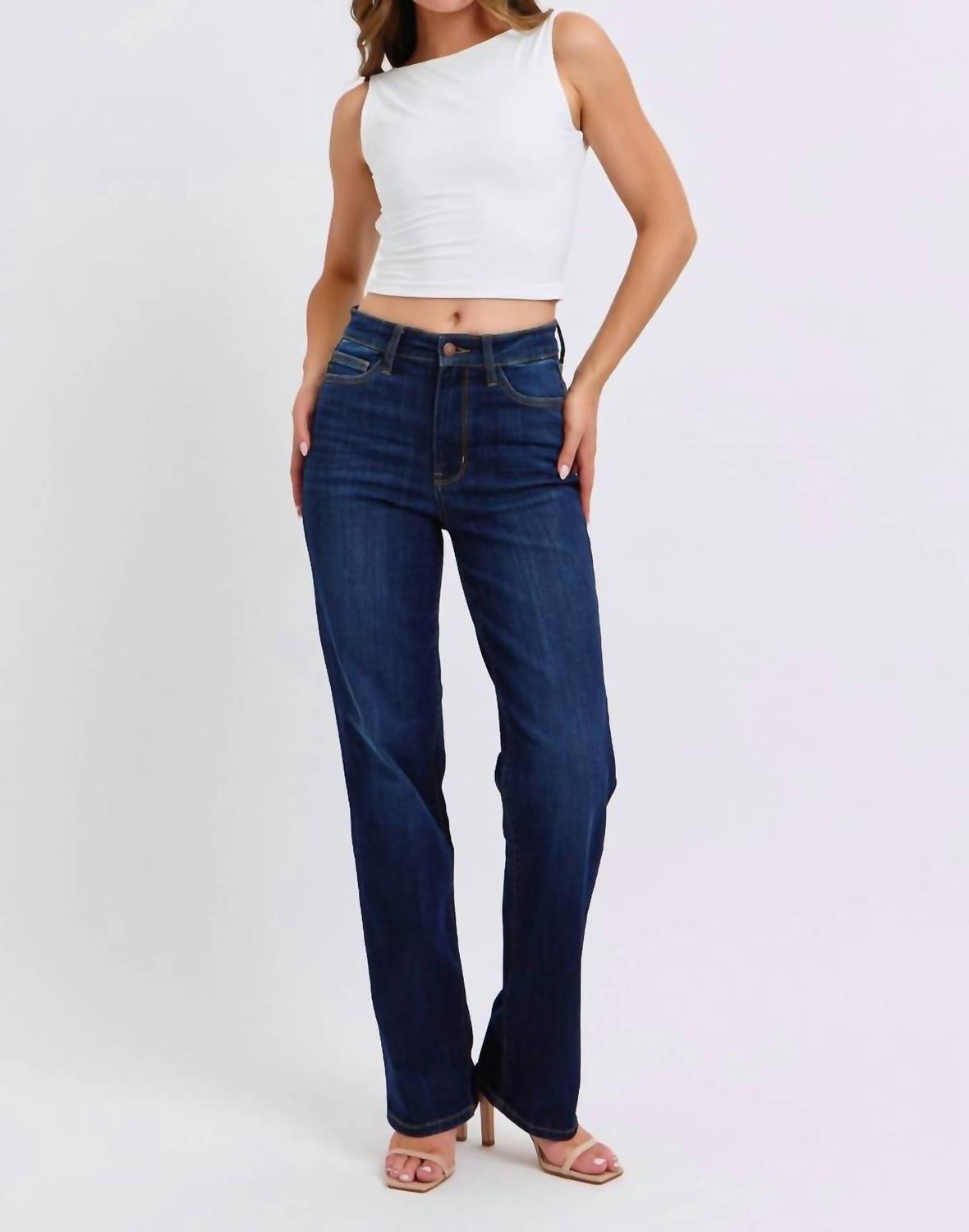 Judy Blue - High Waist Straight Denim Jeans