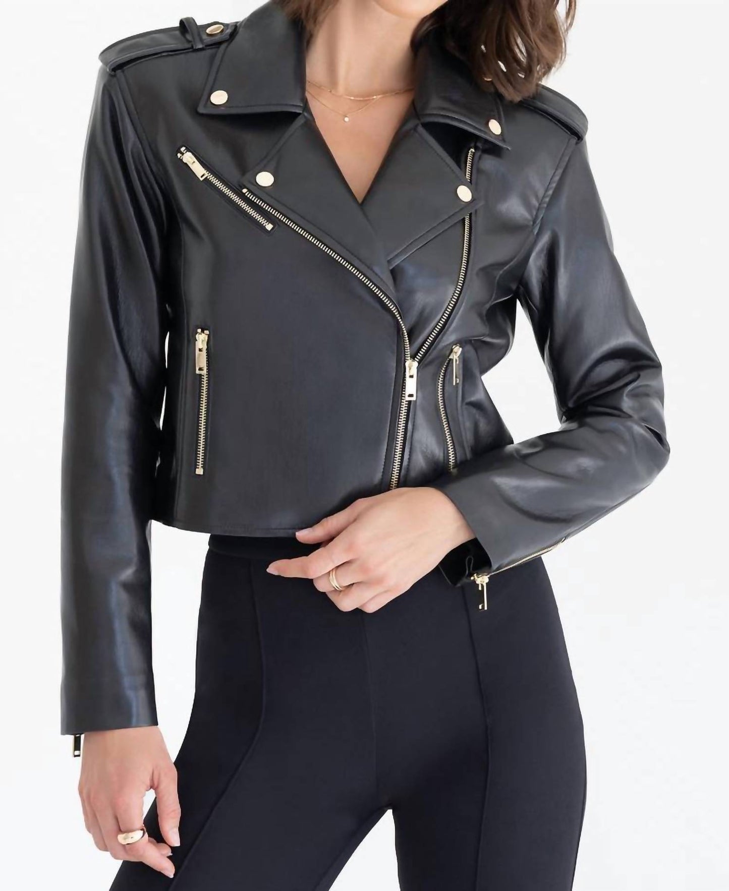 Generation Love - Cosita Crepe Moto Jacket