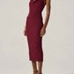 Astr - Alanna Halter Cowl Neck Dress