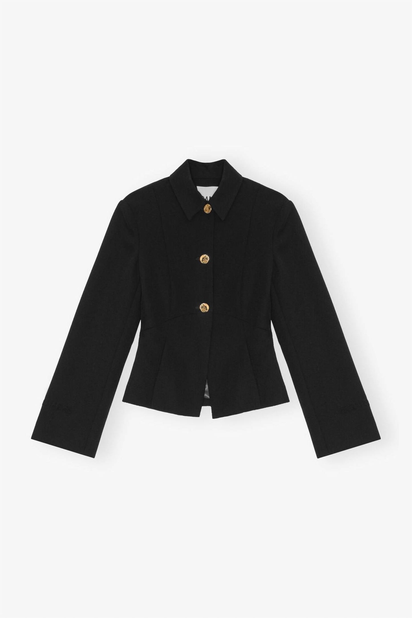 Ganni - Light Twill Suiting Blazer