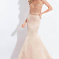 Rachel Allan - Matte Satin Two-piece Mermaid Gown