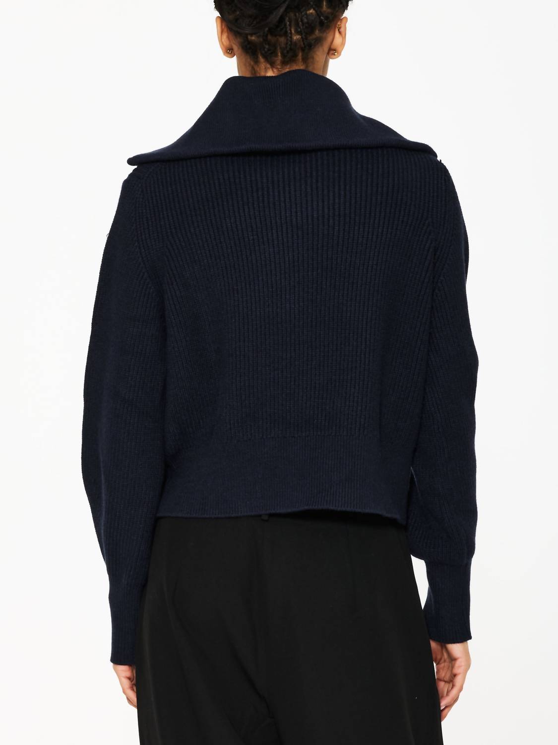 Varley - Maura Half-zip Ribbed Sweater