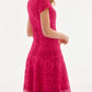 Joseph Ribkoff - Embroidered Mesh A-line Dress