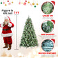 8 Ft The Full-Bodied Pre-Decorated Pinecone Christmas Tree