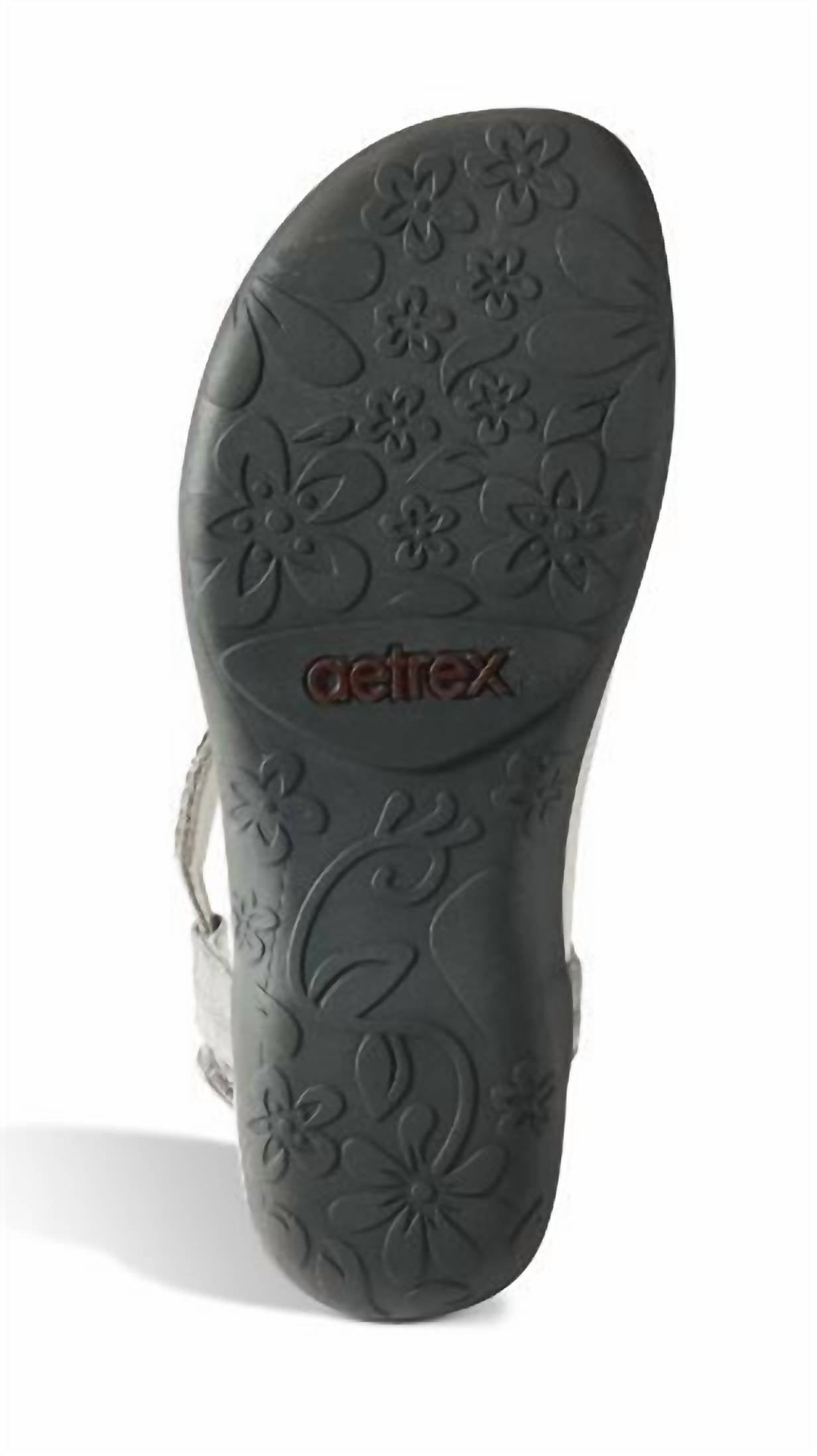 Aetrex - Women's Jade Sparkle Thong Sandals