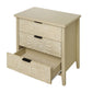 3 Drawer Cabinet - Natural Wood Finish