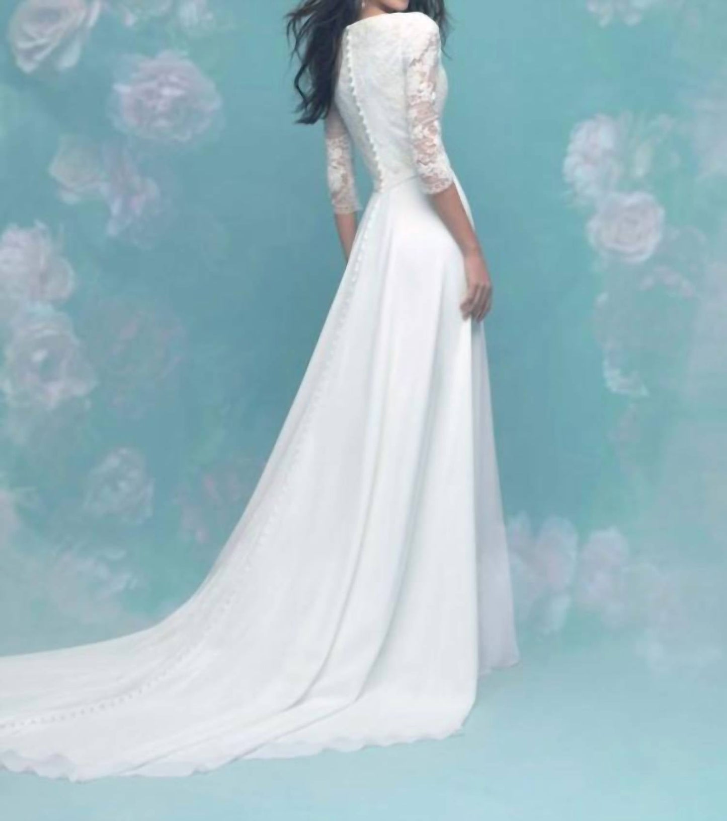 Allure Bridals - मिशा ए-लाइन ड्रेस