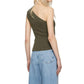 Agolde - Nessa Ribbed One-shoulder Tank Top