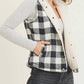Risen - Buffalo Plaid Trucker Vest