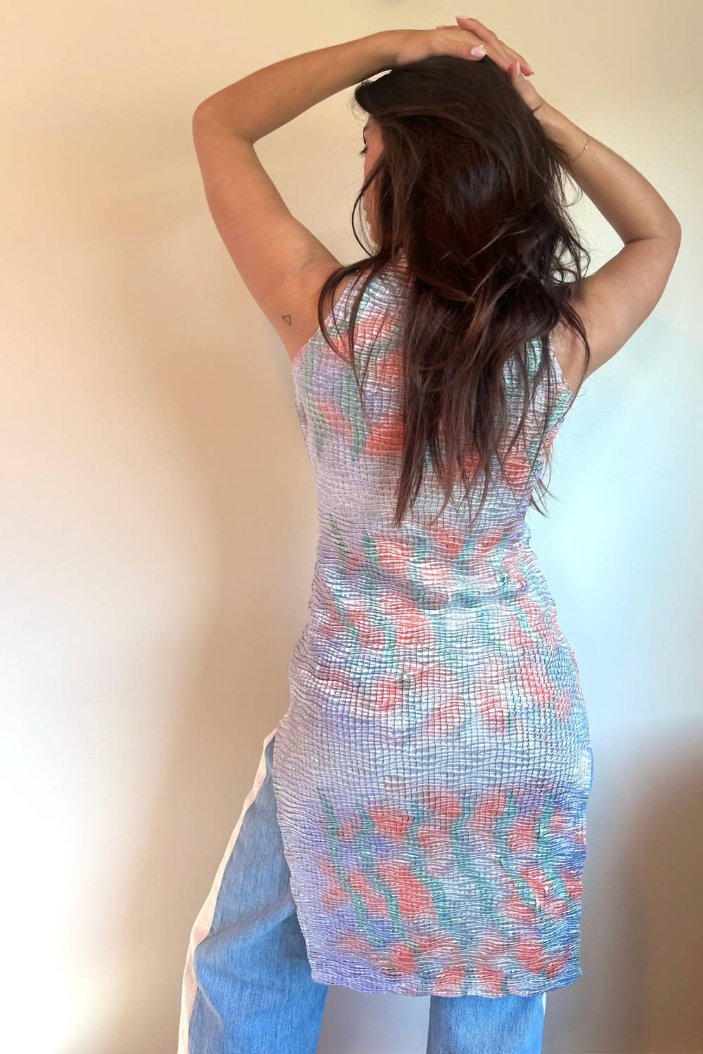 निन स्टूडियो - स्किन सिंगलट मिनी ड्रेस
