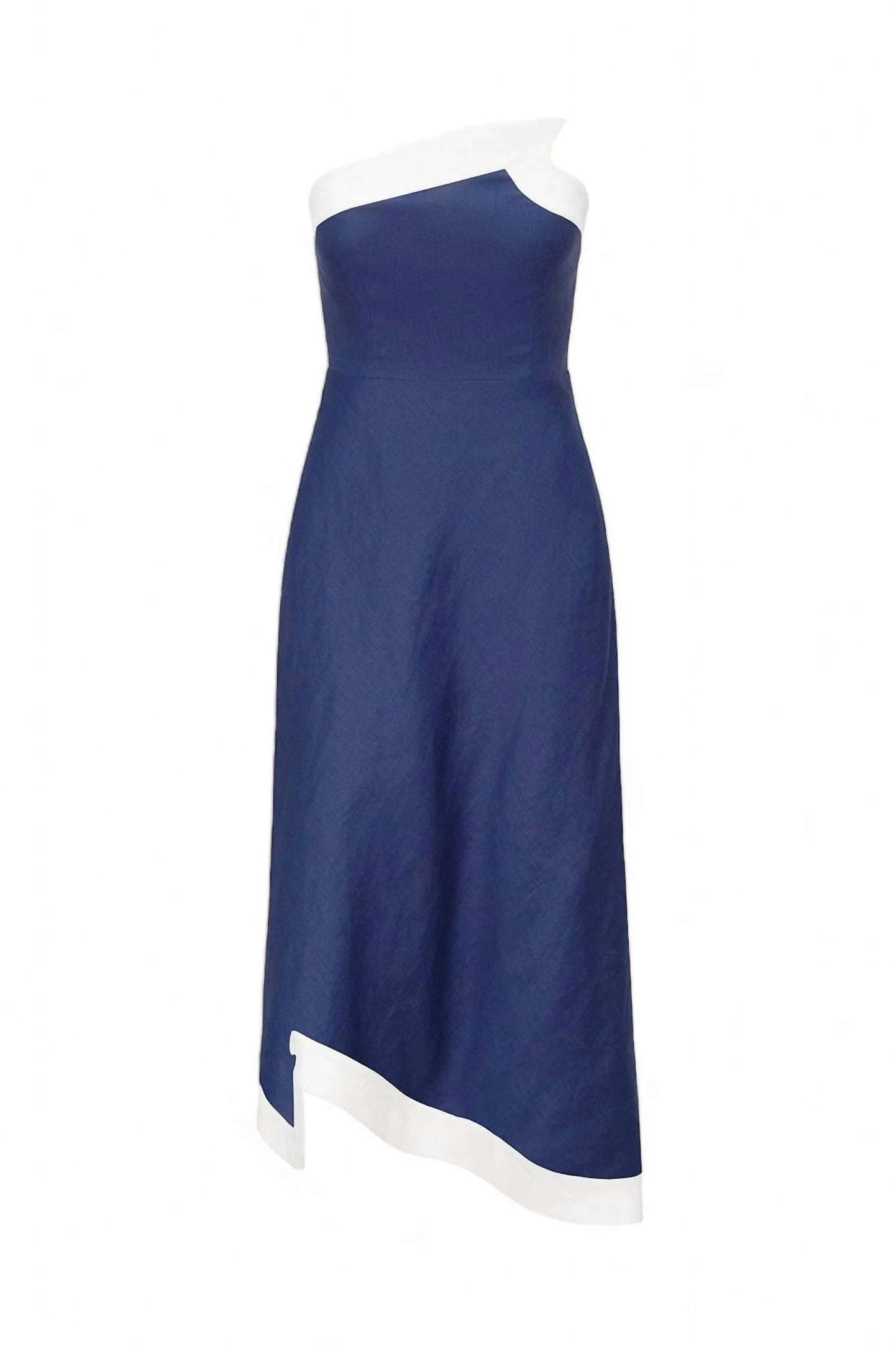 Staud - SIRANI STRAPLESS MIDI DRESS