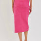 Cello - Paylon Denim Midi Skirt