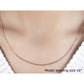 14k Rose Gold Diamond Cut Cable Link Chain 1.3mm