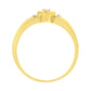 10KT Yellow Gold 1/20 cttw Diamond Triple Heart Diamond Ring (K-L, I1-I2) - Size 7