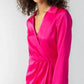 Sanctuary - Cuff Detail Wrap Dress