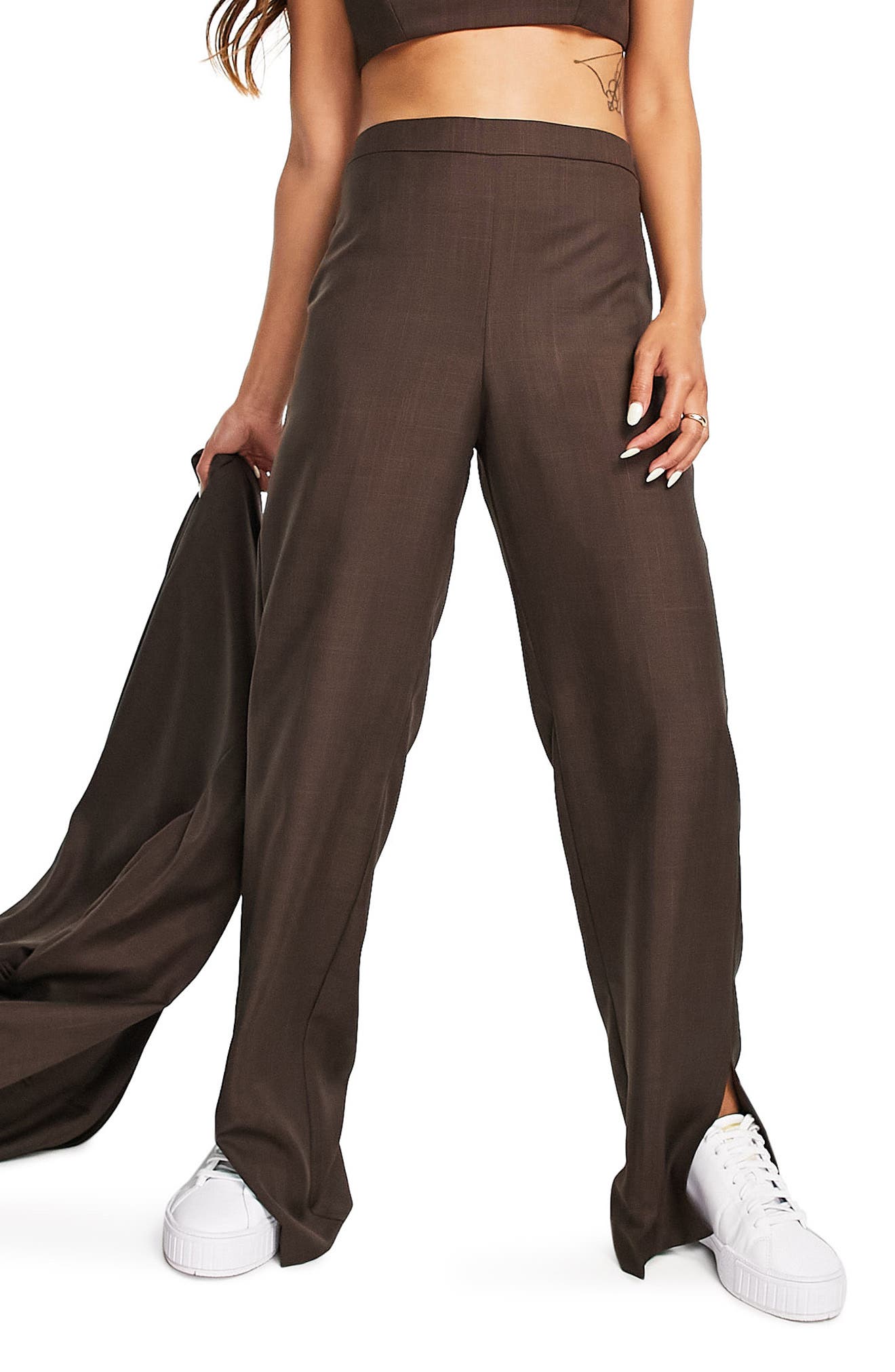 topshop-high-waist-side-slit-trousers-brown