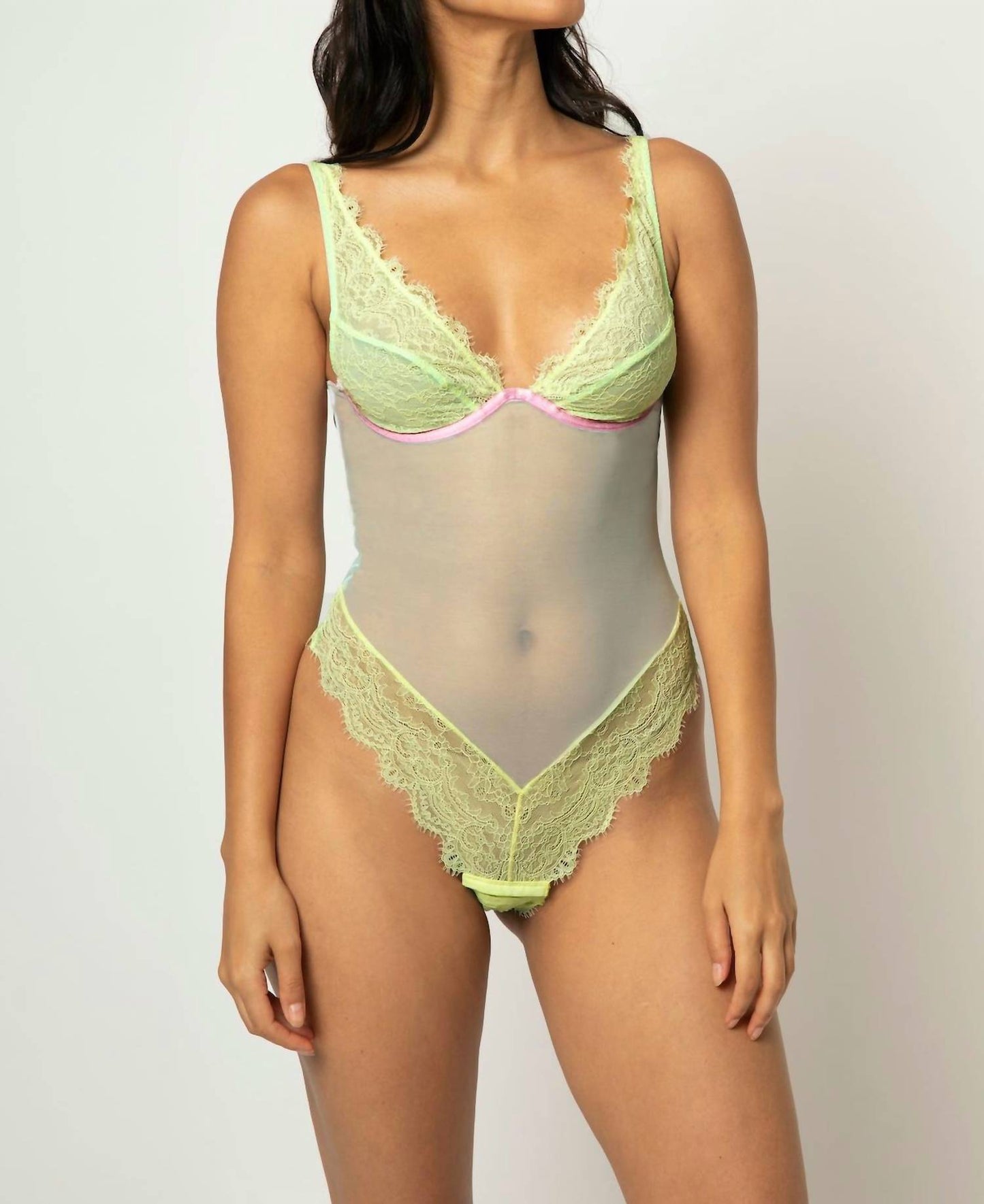 Dora Larsen - EMELIE LACE HIGH APEX BODYSUIT