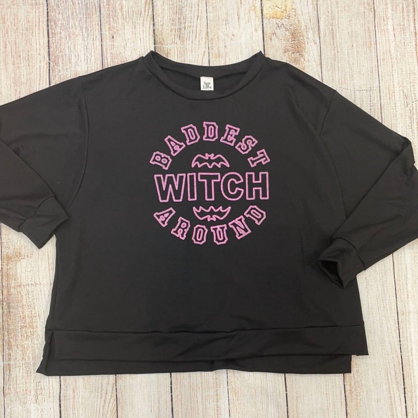 Sew In Love - Women's Baddest Witch Around Pullover