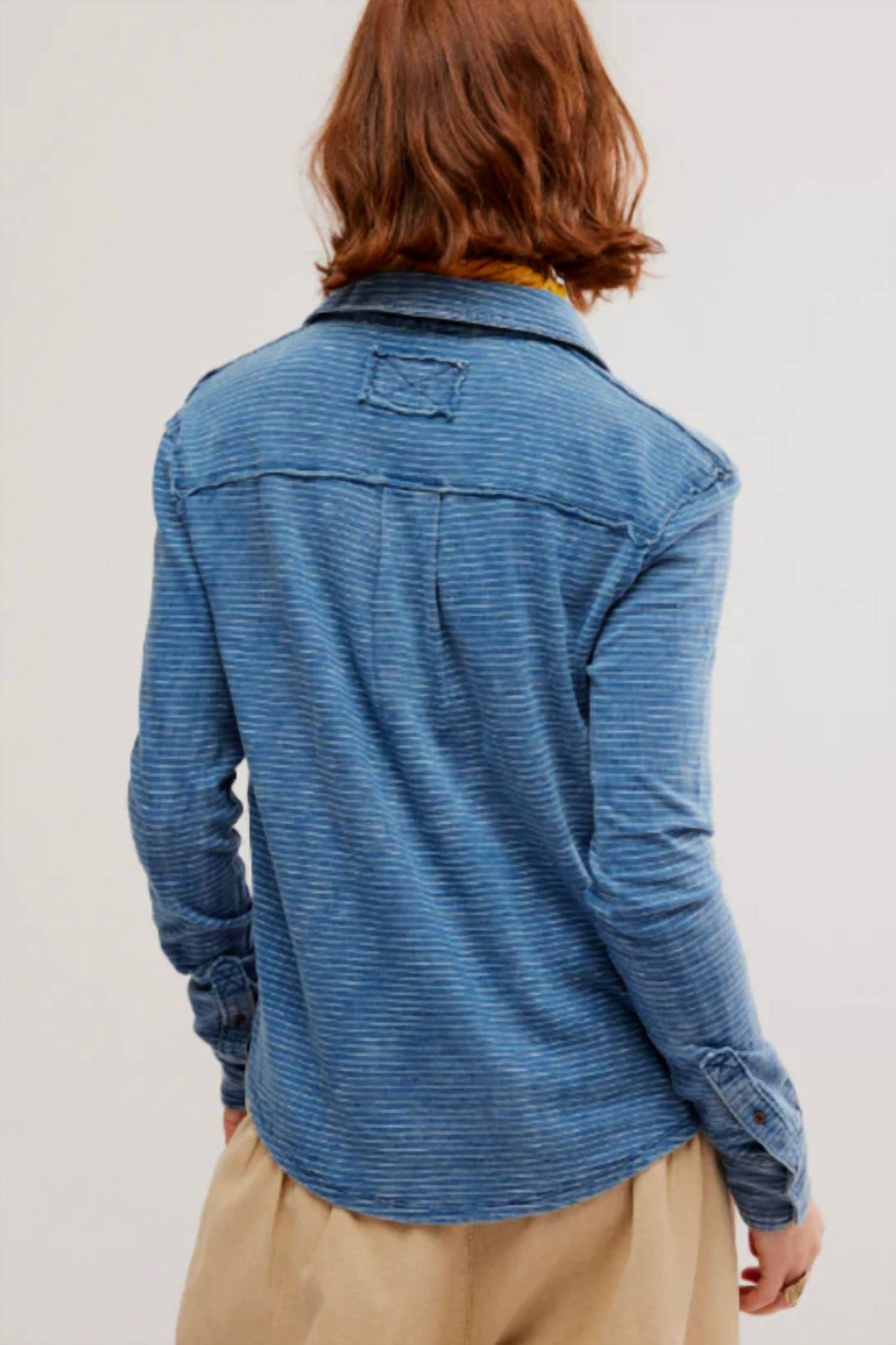 Free People - Blue Blue Shirting Button Down