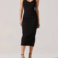 Astr - Allura Peekaboo Lace Midi Dress