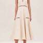 Alexis - Arden Twill Halter Midi Dress