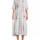 Johnny Was - Darcey Henley Tiered Shirt Dress With Slip