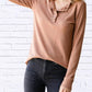 7Th Ray - Ruffle Button Top