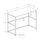 Computer Desk for Home Office with Storage Drawers - Black