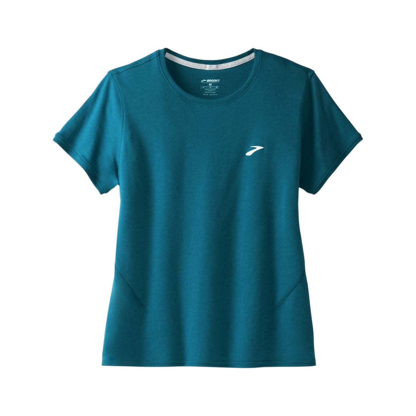 Brooks - महिलाओं के लिए डिस्टेंस शॉर्ट स्लीव 2.0 शर्ट