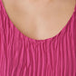 Eileen Fisher - Crushed Silk Tiered Dress