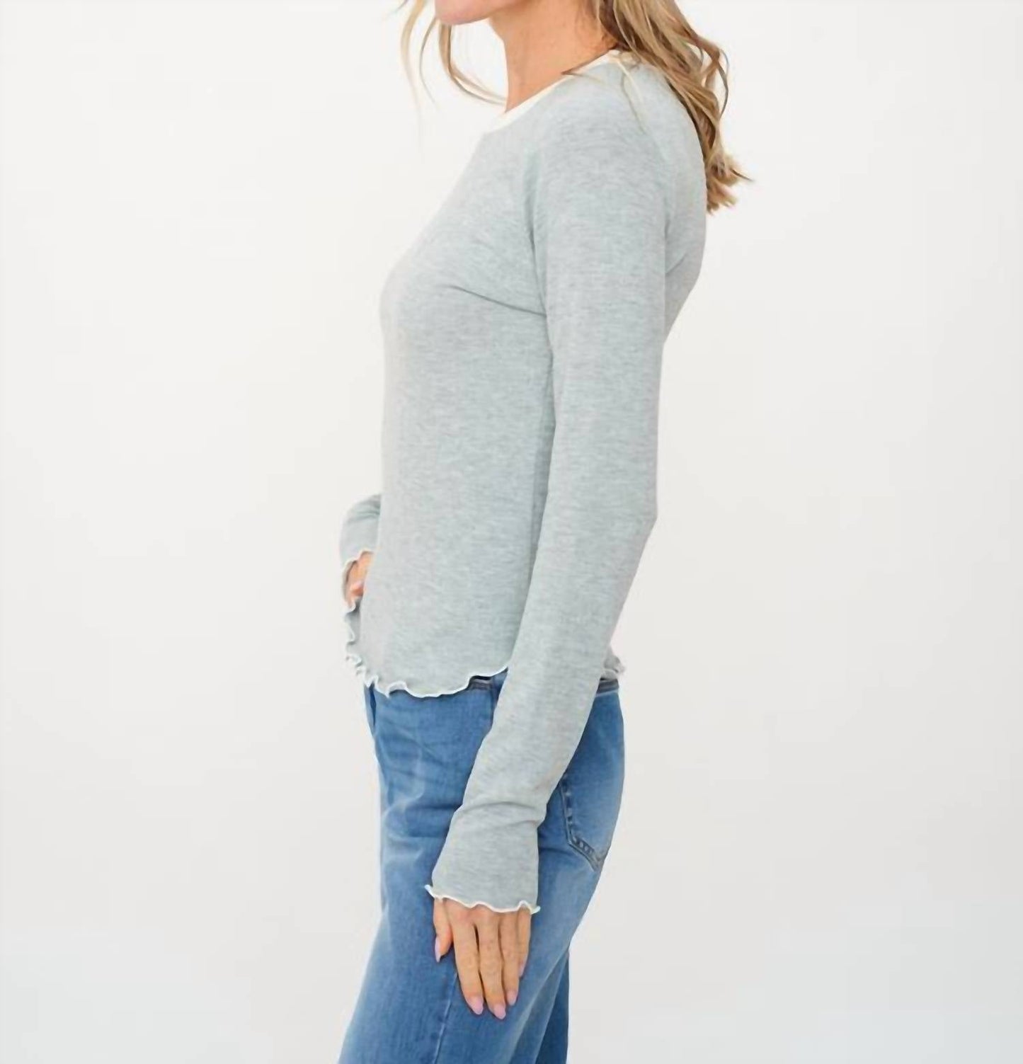Six/Fifty - Lea Long Sleeve Layered Tee