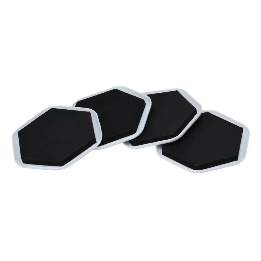 Heavy Duty Hexagonal Furniture Moving Sliders 4 Pack