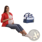 5 Piece Patterned Baby Diaper Bag Set with Travel Accessories