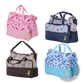 5 Piece Patterned Baby Diaper Bag Set with Travel Accessories
