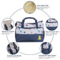 5Pcs Baby Nappy Diaper Bags Set Mummy Diaper Handbags With Diaper Pad Food Bag Bottle Bag Travel Tote Bags For Mom Dad