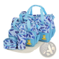 5Pcs Baby Nappy Diaper Bags Set Mummy Diaper Handbags With Diaper Pad Food Bag Bottle Bag Travel Tote Bags For Mom Dad