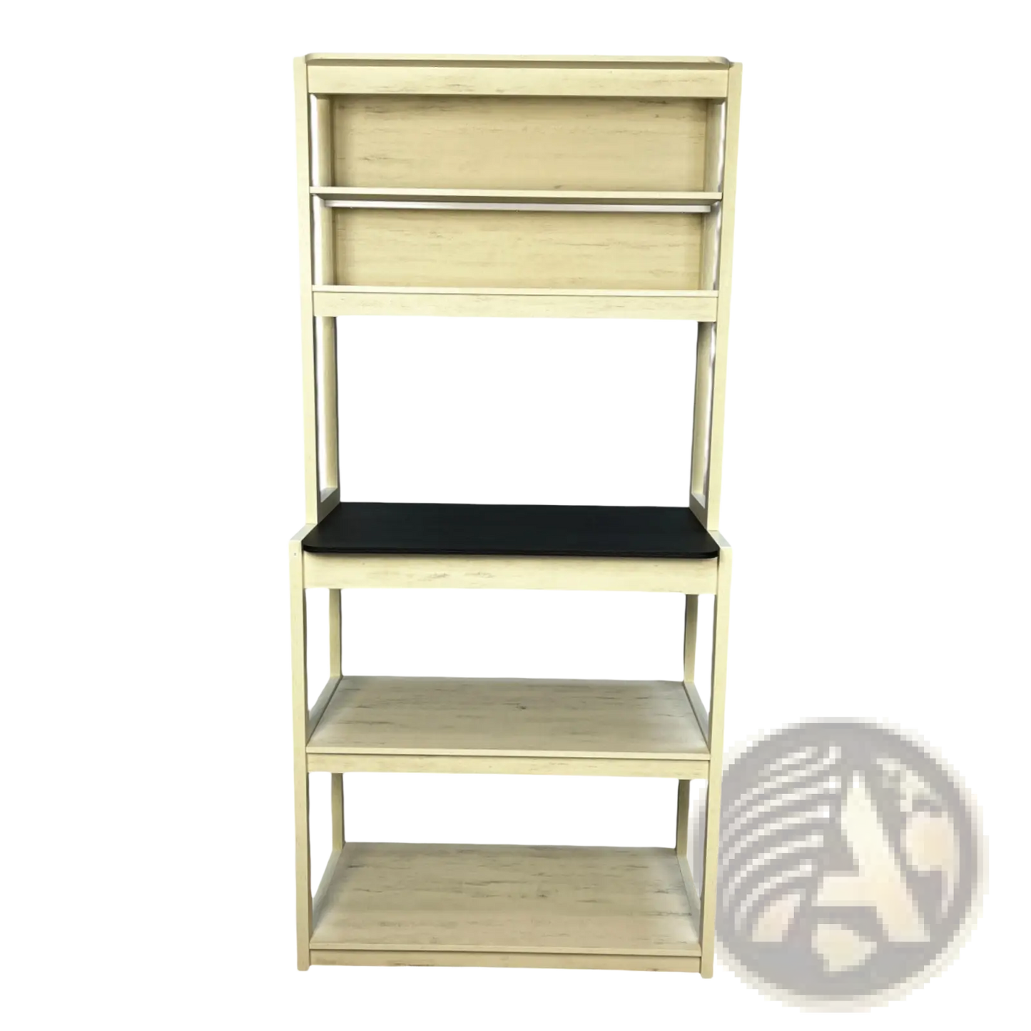 5-tier Kitchen Baker's Rack Microwave Stand in White and Black