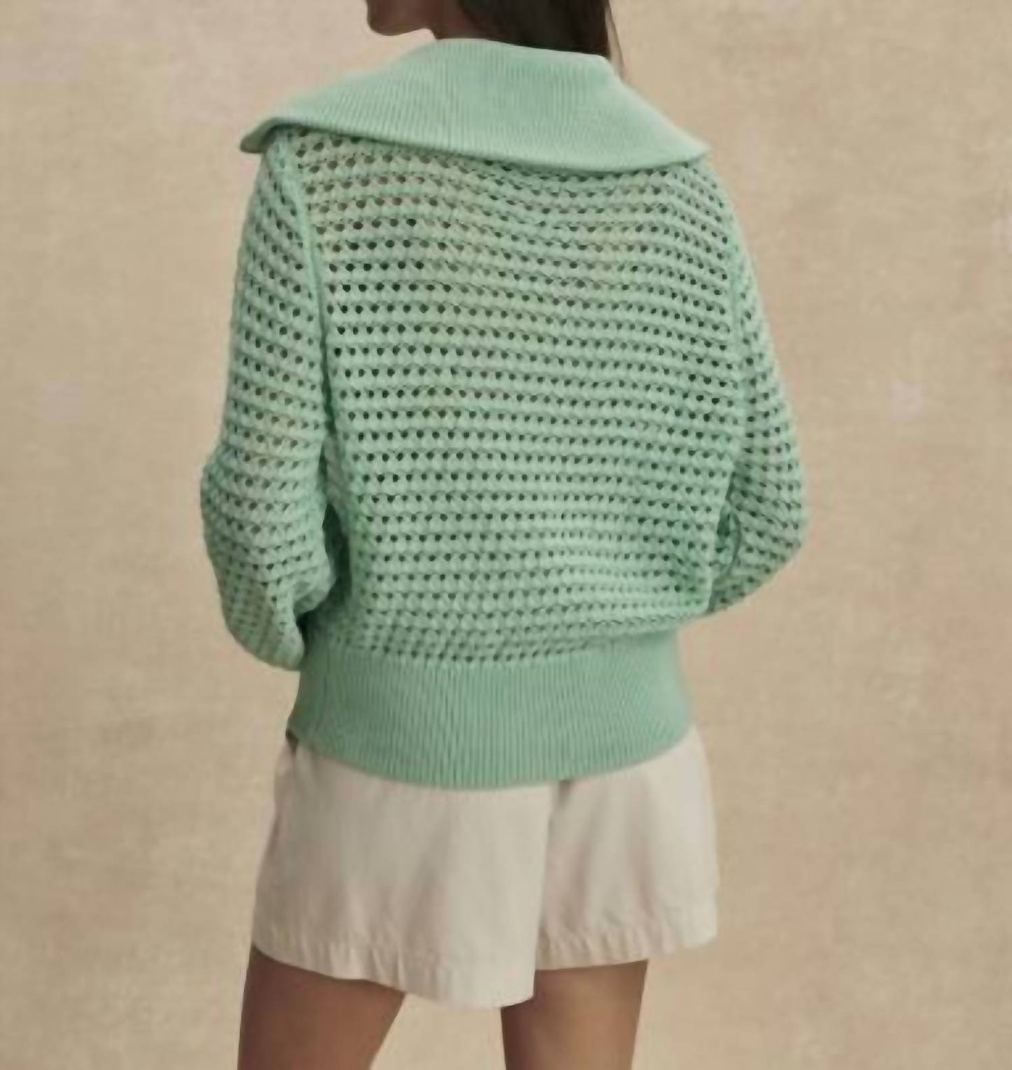 Varley - Eloise Full Zip Knit Sweatshirt