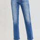 Trendsi - Women's Risen Mid Rise Ankle Tapered Jeans